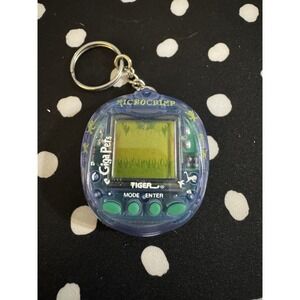 Tiger Microchimp GigaPets Monkey Electronic Keychain Vintage Unknown if Working